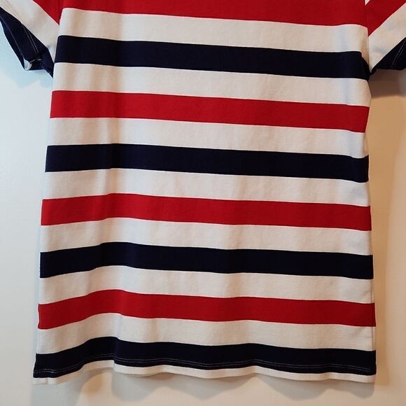 Tommy Hilfiger Short Sleeve Shirt Independence Day Red/White/Blue Women's Sz XL - Picture 9 of 9